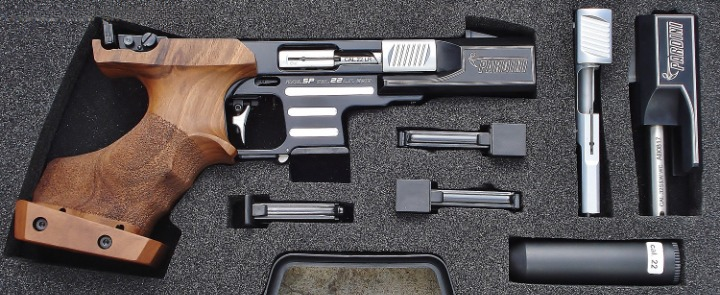 Pardini vahetatavate raudade komplekt SP RF + Conv HP