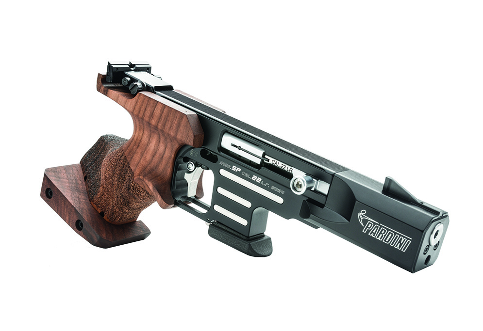 Pardini SP RF kiirlaskmise püstol ergonoomilise puidust käepidemega